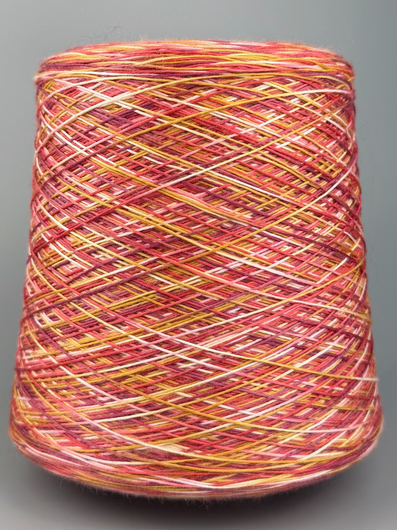 Zimpfer Wolle Art. Mimi Multicolor 500 m / 100 g – Garn aus Bambus und Seide col. Koralle, Honig und Elfenbein foto 2